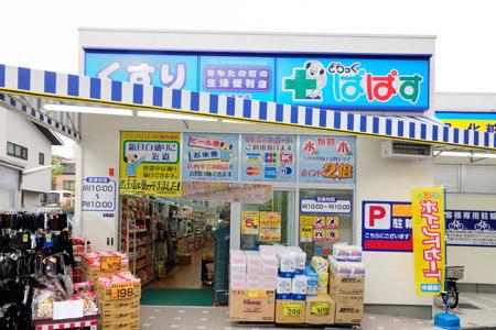 Drug store. Drag Papas until Shimoochiai shop 244m