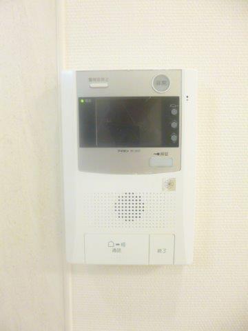 Security equipment. Monitor with intercom