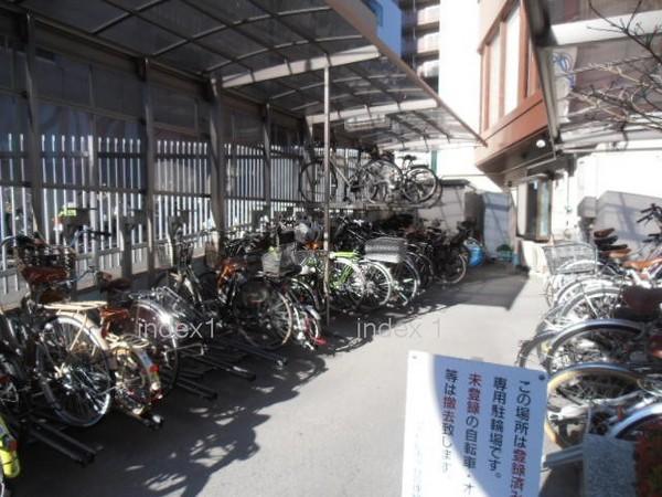Other common areas. On-site bicycle parking lot