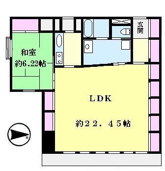 Floor plan. 3LDK, Price 41,800,000 yen, Occupied area 83.71 sq m , Balcony area 8.4 sq m