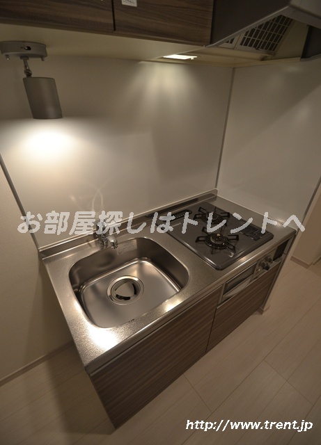 Kitchen. It is a photograph of the first floor of 1K type of the same building. Please see for reference.