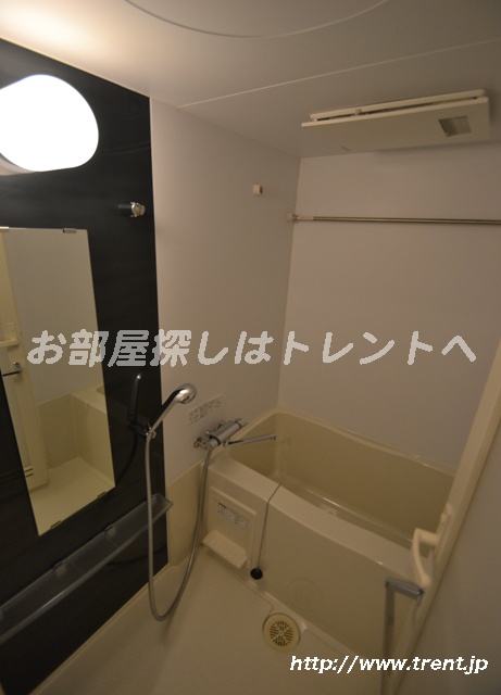 Bath. It is a photograph of the first floor of 1K type of the same building. Please see for reference.