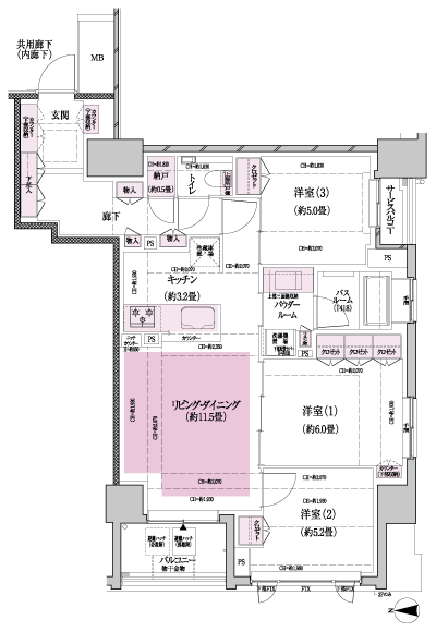 Floor: 3LD ・ K + N (storeroom), the occupied area: 75.67 sq m, Price: 74,800,000 yen, now on sale
