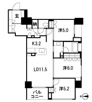 Floor: 3LD ・ K + N (storeroom), the occupied area: 75.67 sq m, Price: 74,800,000 yen, now on sale