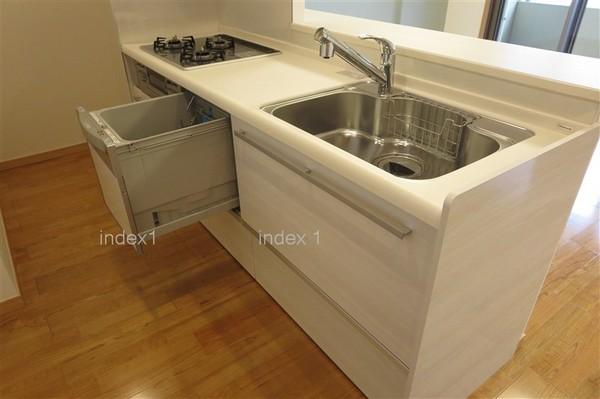 Kitchen. Dishwasher ・ Water purifier systems with kitchen