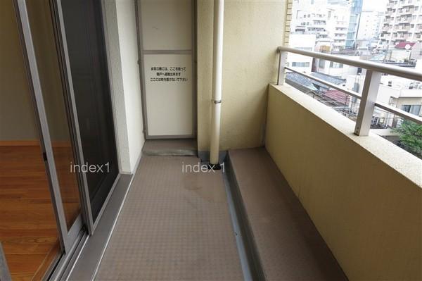 Balcony. Balcony space of spread