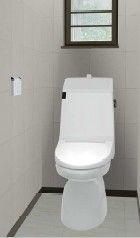 Wash basin, toilet. Rendering (introspection)