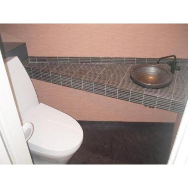 Building plan example (introspection photo). Example of construction Toilet reference photograph