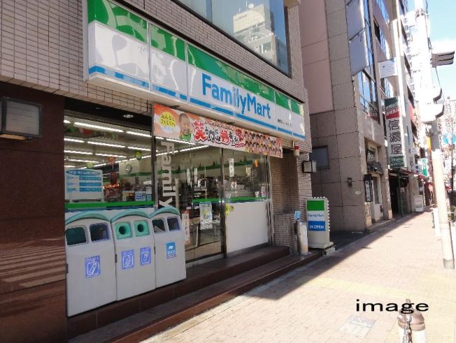 Convenience store. FamilyMart Shinjuku seven-chome up (convenience store) 51m