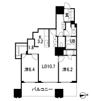 Floor: 2LDK + DEN corner + 2WIC, occupied area: 69.01 sq m, Price: TBD