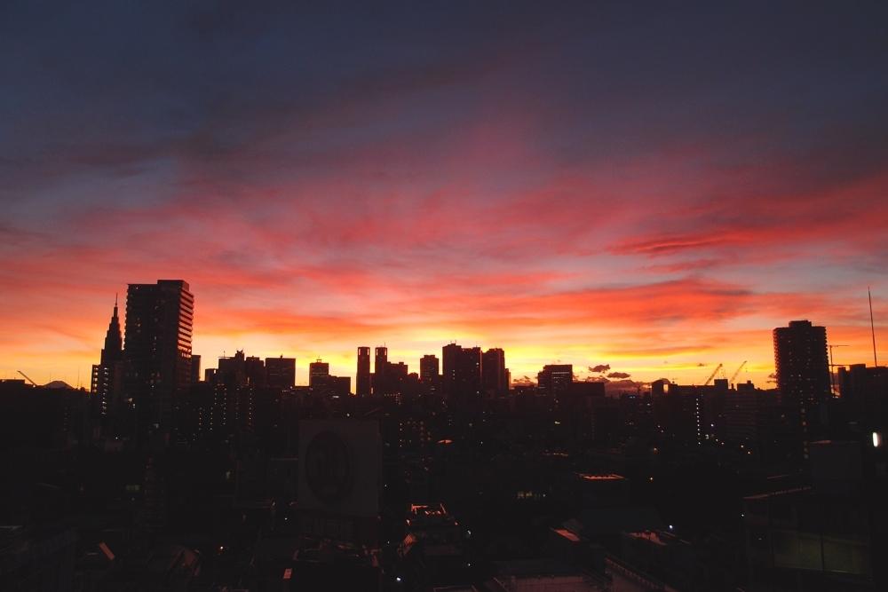 View photos from the dwelling unit. View from the local to Shinjuku (12 May 2013) Shooting