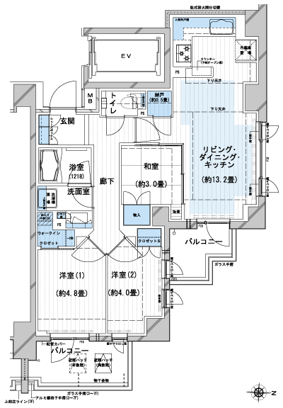 Floor: 3LDK + N + W, the occupied area: 60.65 sq m, Price: 56,800,000 yen, now on sale