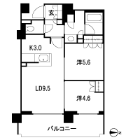 Floor: 2LDK, occupied area: 52.67 sq m, Price: 48,100,000 yen, now on sale