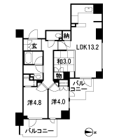Floor: 3LDK + N + W, the occupied area: 60.65 sq m, Price: 56,800,000 yen, now on sale