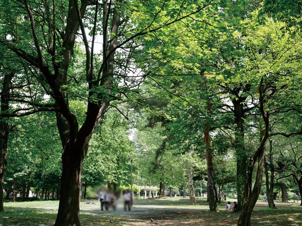 Surrounding environment. Toyama Park (about 70m ・ 1-minute walk)