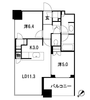 Floor: 2LD ・ K + WIC (walk-in closet) + SIC (shoes closet), the occupied area: 59.24 sq m, Price: TBD