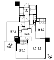 Floor: 3LD ・ K + WIC (walk-in closet) + SIC (shoes closet), the occupied area: 72.25 sq m, Price: TBD