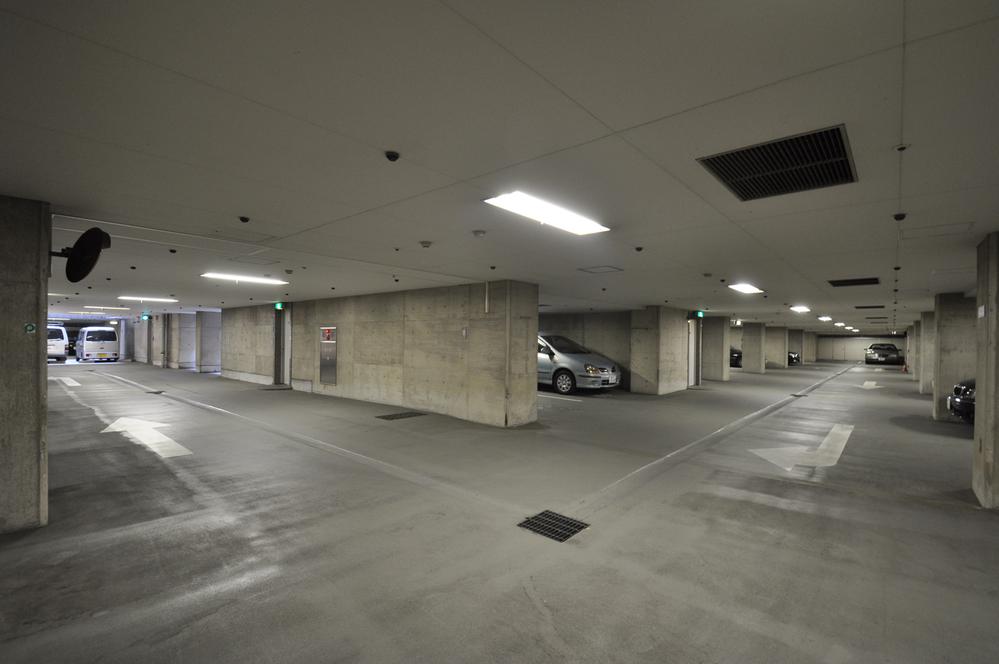 Parking lot. Common areas