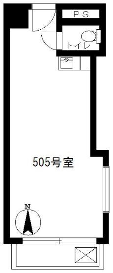 Floor plan. Price 9.8 million yen, Footprint 24.3 sq m , Balcony area 2.93 sq m