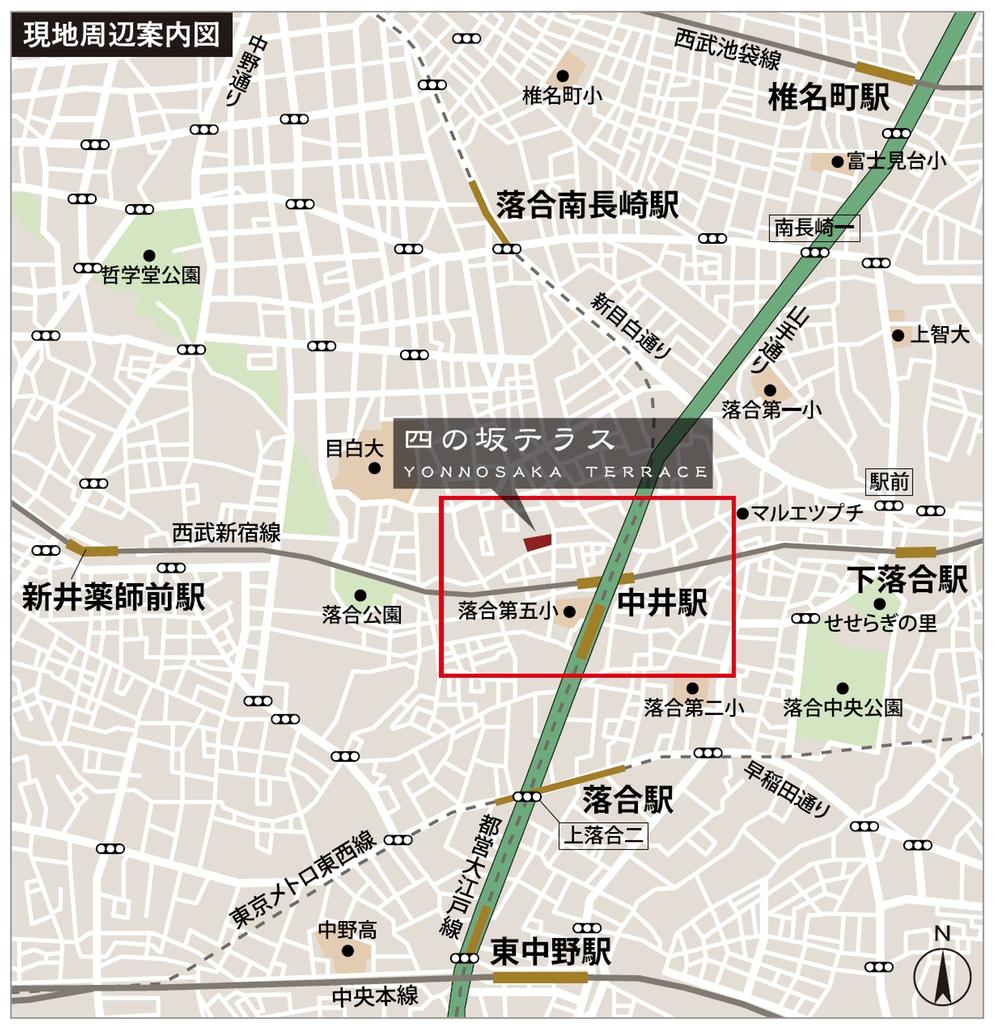 Local guide map. Peripheral guide map (regional)