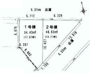 Compartment figure. 51,900,000 yen, 3LDK, Land area 48.63 sq m , Building area 93.15 sq m