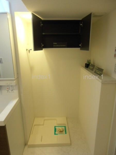 Wash basin, toilet. Laundry Area is located in the washroom