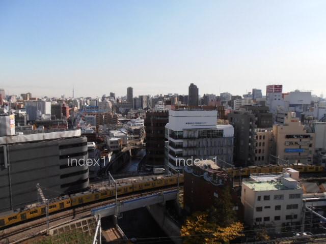 Other. It is a view overlooking the Shinjuku new urban center and Sky tree