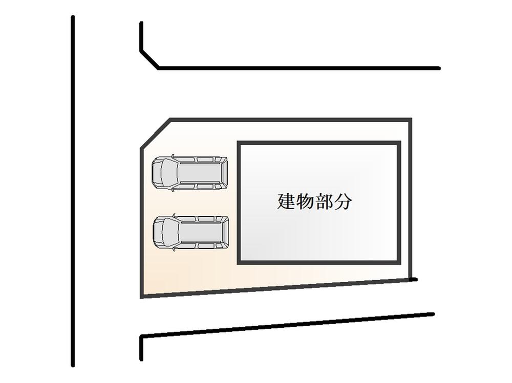 Compartment figure. Land price 53,800,000 yen, Land area 131.34 sq m