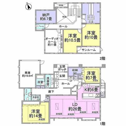 Floor plan. 5SLDK