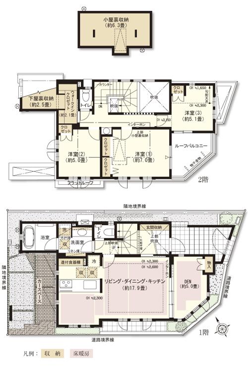 Floor plan. Italian creative dining Nishiogi to Zhuang 910m