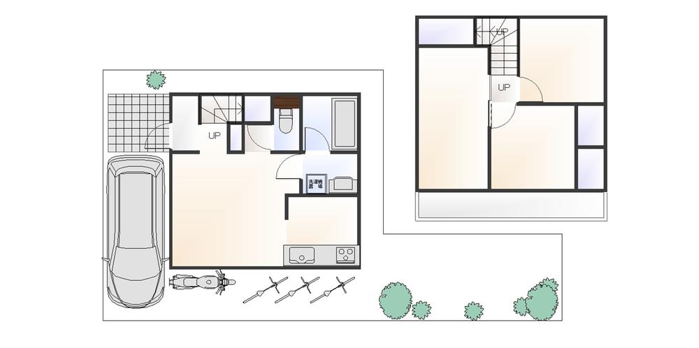 Floor plan. 44,800,000 yen, 3LDK, Land area 80 sq m , Building area 63.98 sq m