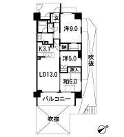 Floor: 3LDK + storeroom + walk-in closet, the occupied area: 78.57 sq m