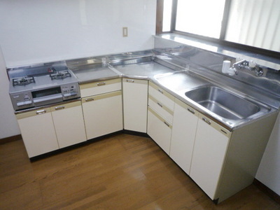 Kitchen. L-shaped kitchen