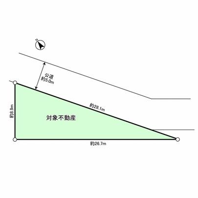 Compartment figure. ◇ land plots ◇ site area of ​​approximately 35.97 square meters