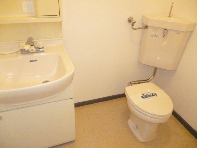 Toilet. Spacious toilet It is not a little ill at ease