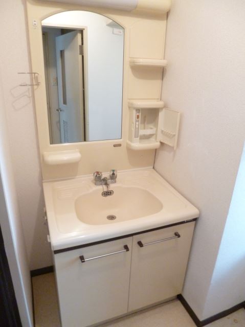 Washroom. Bathroom vanity