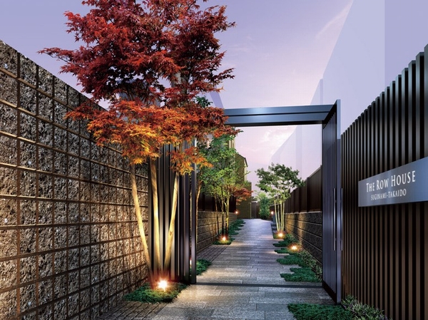 Interior. <The ・ Roahausu Suginami Takaido> Owner's gate (Rendering)