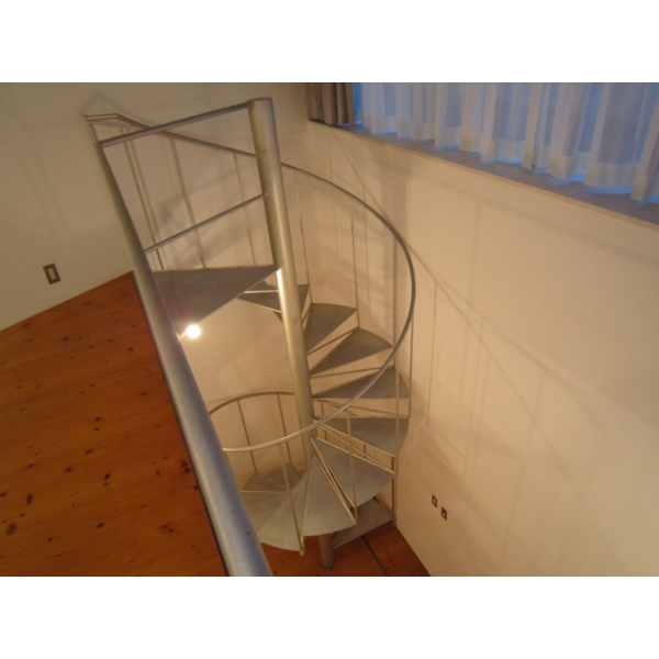 Other room space. spiral staircase