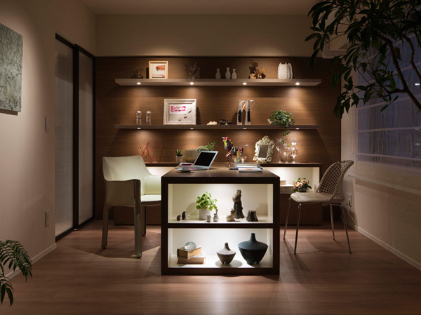 Living.  [DEN] living ・ Dining and the layout has been DEN to be integrally, It can also be used as a den or a private space.