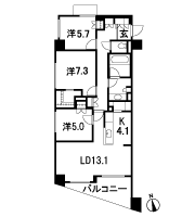 Floor: 3LDK + WIC + N, the occupied area: 84.32 sq m, Price: 68,880,000 yen, now on sale