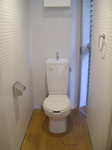 Living and room. Toilet