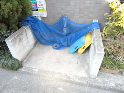 Entrance. It is an on-site waste storage