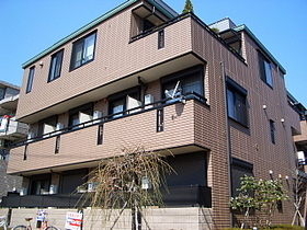 Building appearance. The outer wall of the fashionable block tone