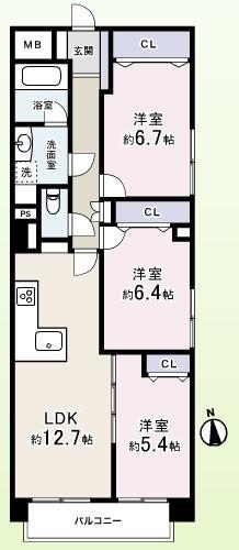 Floor plan. Renovation dwelling unit using natural wood