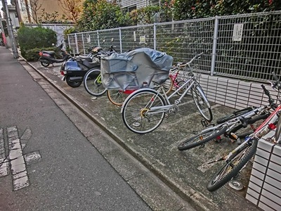 Other common areas. Place for storing bicycles