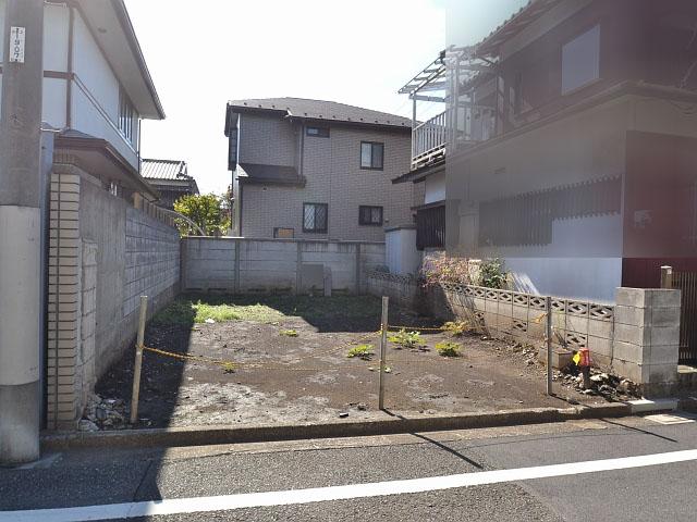 Local land photo. Field landscape Vacant lot