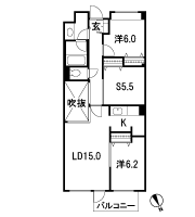 Floor: 2LDK + SR, the occupied area: 71.06 sq m, Price: 48,800,000 yen, now on sale