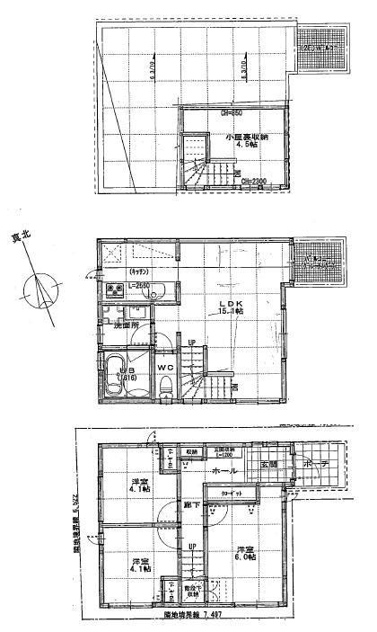 Other building plan example. Building plan example Building price 15,120,000 yen, Building area 80.18 sq m