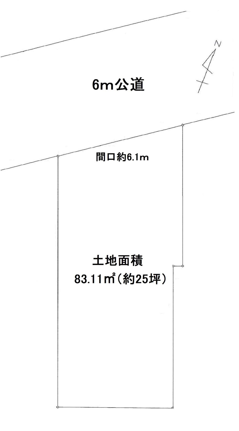 Compartment figure. Land price 44,800,000 yen, Land area 83.11 sq m