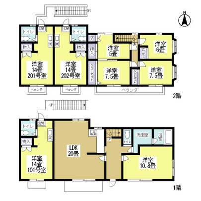 Floor plan. It is between preparative Figure